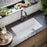 Quartz Composite White Kitchen Sink Matte 4