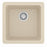 Quartz Composite Bisque Bar Sink Matte 1