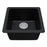 Quartz Composite Black Bar Sink Matte 2