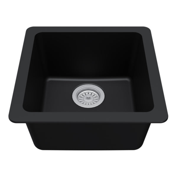 Quartz Composite Black Bar Sink Matte 2