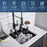 Quartz Composite Black Bar Sink Matte 7
