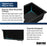 Quartz Composite Black Bar Sink Matte 8
