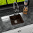 Quartz Composite Brown Bar Sink Matte 4
