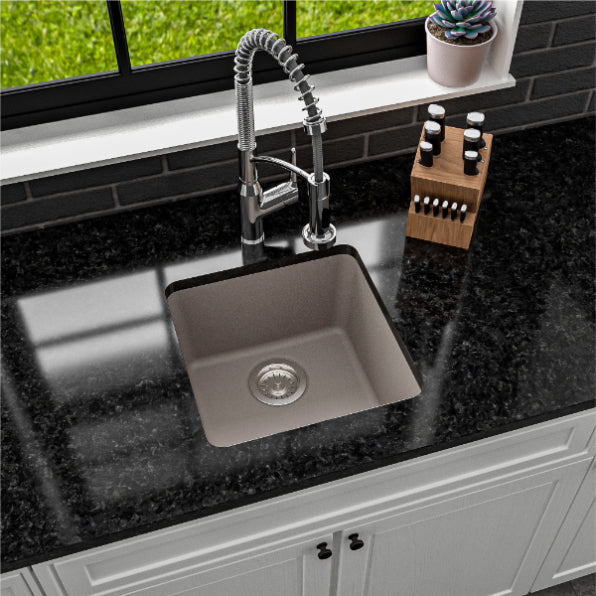 Quartz Composite Concrete Bar Sink Matte 4