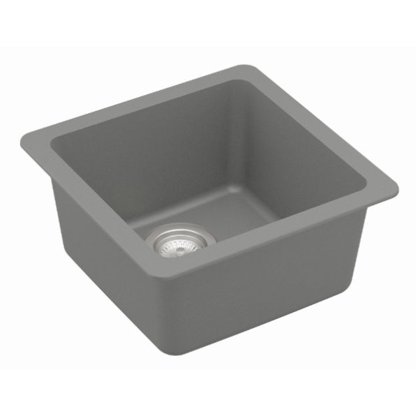 Quartz Composite Grey Bar Sink Matte 2