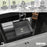 Quartz Composite Grey Bar Sink Matte 5