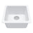 Quartz Composite White Bar Sink Matte 2