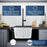 Quartz Composite White Bar Sink Matte 6