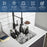 Quartz Composite White Bar Sink Matte 7
