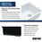 Quartz Composite White Bar Sink Matte 8