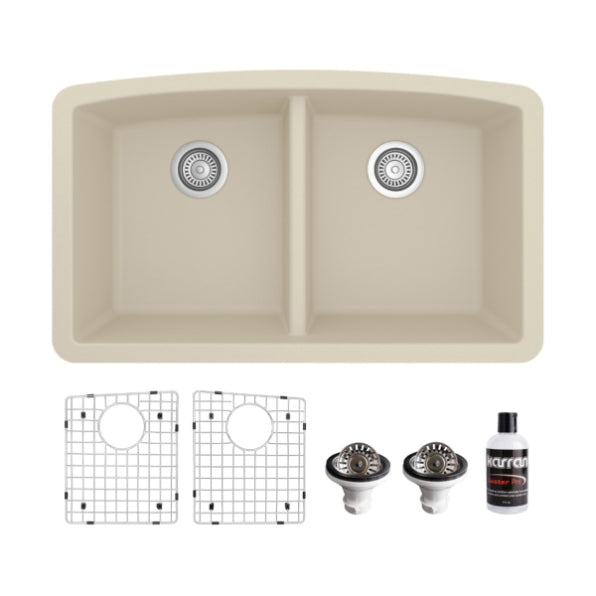 Quartz Composite Bisque Kitchen Sink Matte 1
