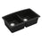 Quartz Composite Black Kitchen Sink Matte 2