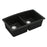 Quartz Composite Black Kitchen Sink Matte 2