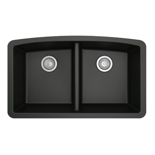 Quartz Composite Black Kitchen Sink Matte 1