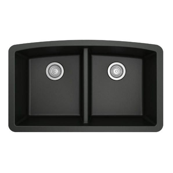 Quartz Composite Black Kitchen Sink Matte 1