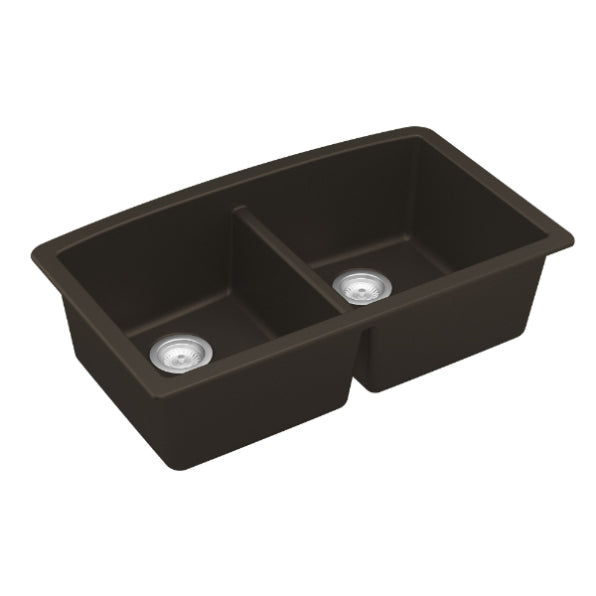 Quartz Composite Brown Kitchen Sink Matte 2
