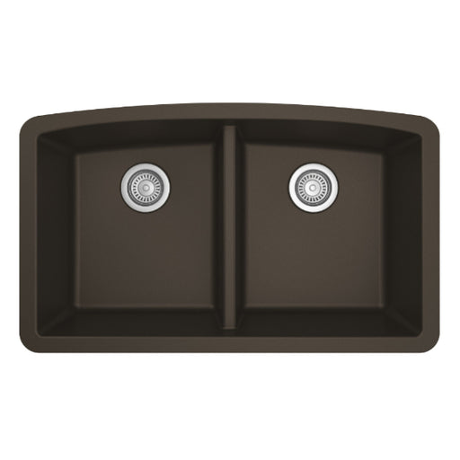 Quartz Composite Brown Kitchen Sink Matte 1
