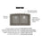 Quartz Composite Concrete Kitchen Sink Matte 3