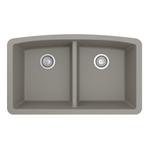 Quartz Composite Concrete Kitchen Sink Matte 1