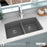 Quartz Composite Grey Kitchen Sink Matte 5