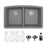 Quartz Composite Grey Kitchen Sink Matte 1