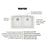 Quartz Composite White Kitchen Sink Matte 3