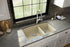 Quartz Composite Bisque Kitchen Sink Matte 4