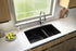 Quartz Composite Black Kitchen Sink Matte 5