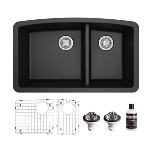 Quartz Composite Black Kitchen Sink Matte 1