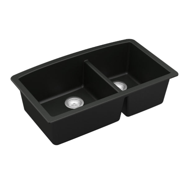 Quartz Composite Black Kitchen Sink Matte 2