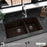 Quartz Composite Brown Kitchen Sink Matte 5