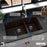 Quartz Composite Brown Kitchen Sink Matte 6