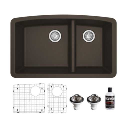 Quartz Composite Brown Kitchen Sink Matte 1