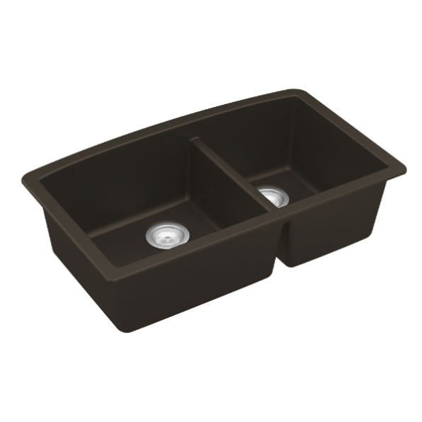 Quartz Composite Brown Kitchen Sink Matte 2