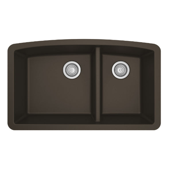 Quartz Composite Brown Kitchen Sink Matte 1