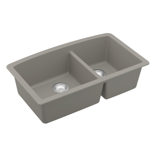 Quartz Composite Concrete Kitchen Sink Matte 2