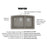Quartz Composite Concrete Kitchen Sink Matte 3