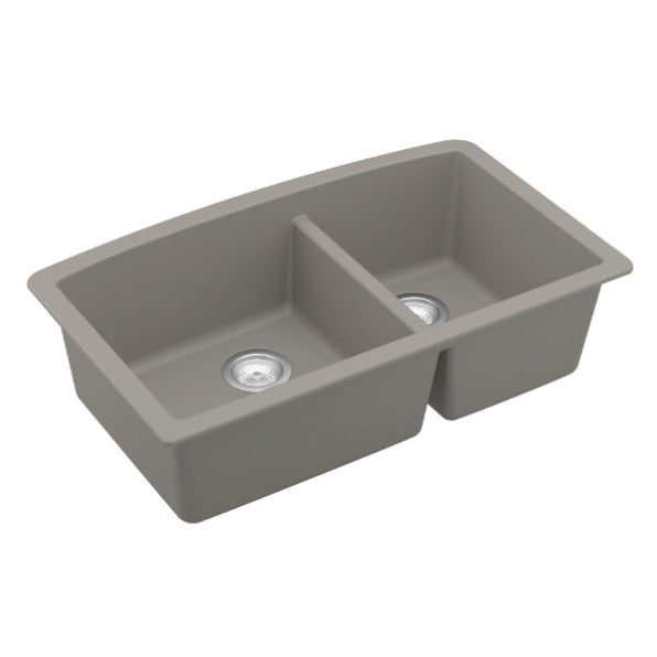 Quartz Composite Concrete Kitchen Sink Matte 2
