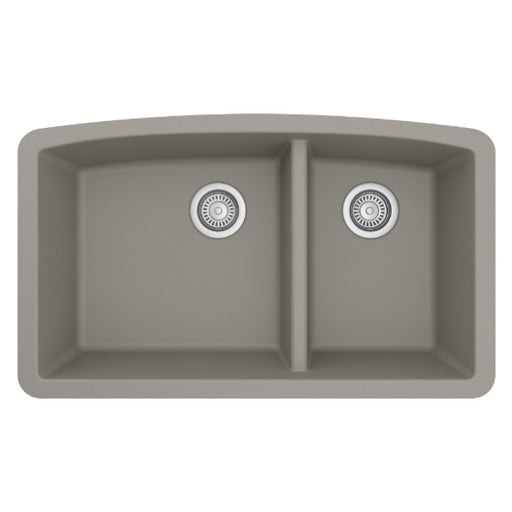 Quartz Composite Concrete Kitchen Sink Matte 1