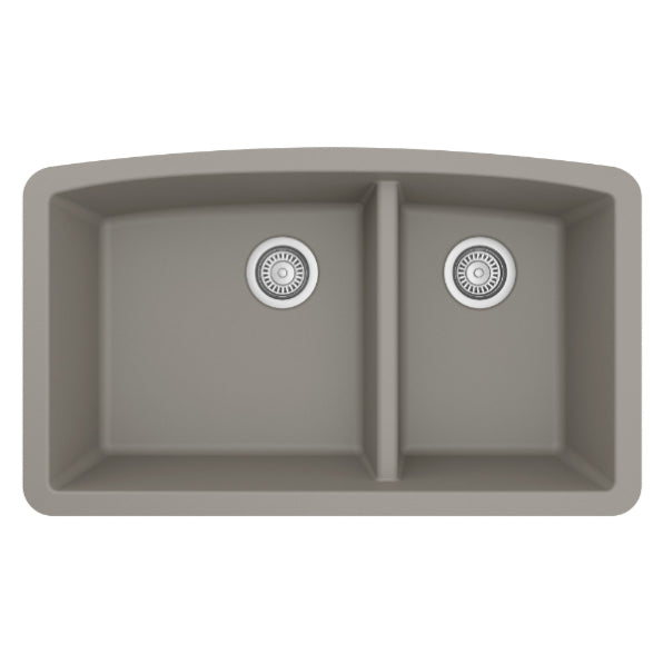 Quartz Composite Concrete Kitchen Sink Matte 1