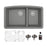 Quartz Composite Grey Kitchen Sink Matte 1