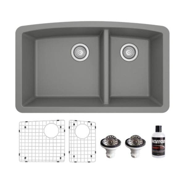 Quartz Composite Grey Kitchen Sink Matte 1