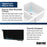Quartz Composite White Kitchen Sink Matte 8