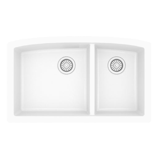 Quartz Composite White Kitchen Sink Matte 1