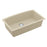 Quartz Composite Bisque Kitchen Sink Matte 2