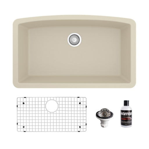 Quartz Composite Bisque Kitchen Sink Matte 1