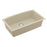 Quartz Composite Bisque Kitchen Sink Matte 2
