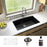 Quartz Composite Black Kitchen Sink Matte 4