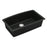 Quartz Composite Black Kitchen Sink Matte 2