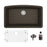 Quartz Composite Brown Kitchen Sink Matte 1